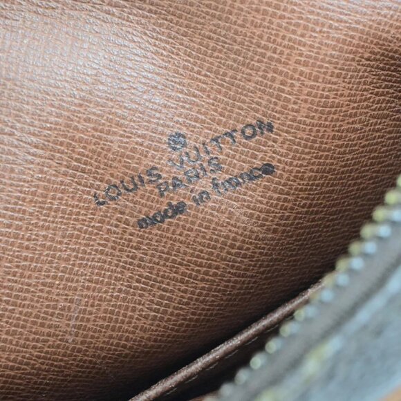 LOUIS VUITTON Danube Shoulder Bag Monogram Leather Brown France - Picture 6 of 11